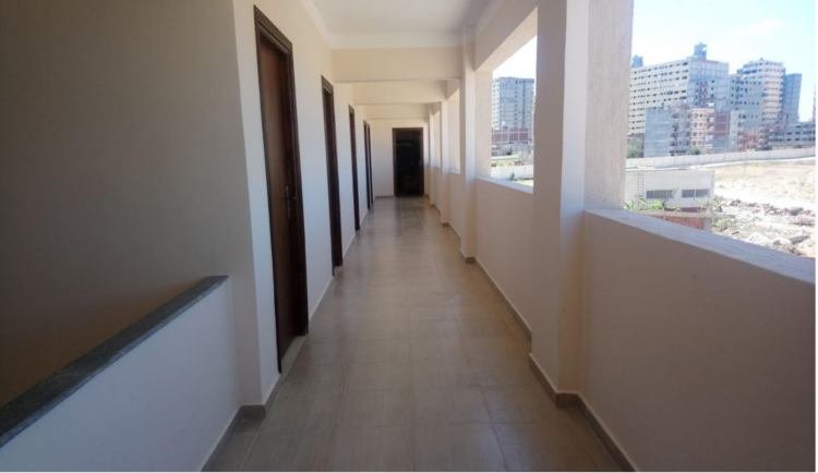 Finished residential building corridor